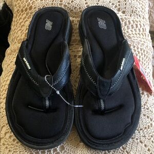 Black Flip Flop Sandals
